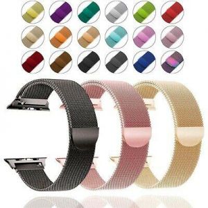    For Apple Watch Series 5 4 3 2 1 Milanese Stainless Steel iWatch Band Loop Strap
