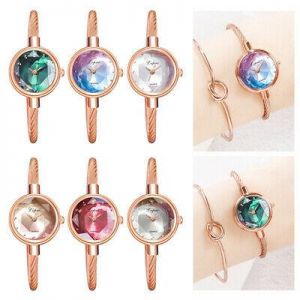 sleek fashion watches     Women Ladies Slim Bracelet Quartz Watch Wristband Watches Bangle Wristwatch Gift