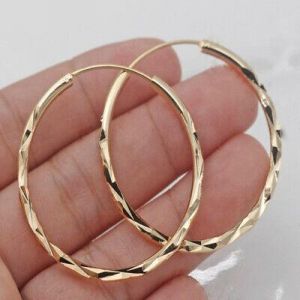    Fashion 18k Gold Plated Hoop Earrings for Women Jewelry Free Shipping A Pair/set