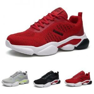 sleek fashion sneakers    Mens Outdoor Running Sports Gym Non-slip Breathable New Fashion Sneakers Shoes B